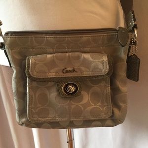 Coach Gray Crossbody purse